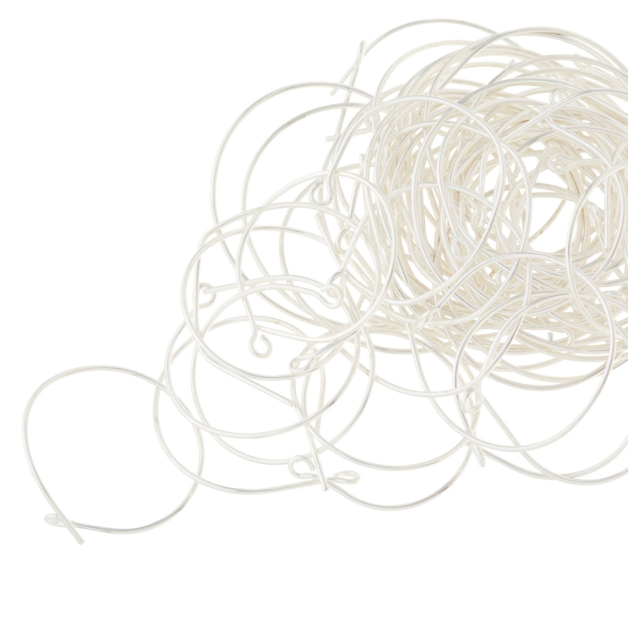Bead Landing™ Silver Earring Wire Hoop Mix